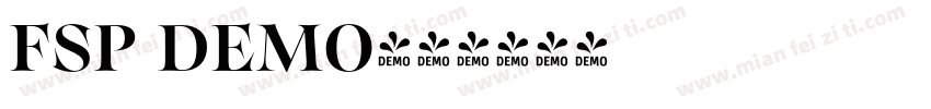 FSP DEMO字体转换